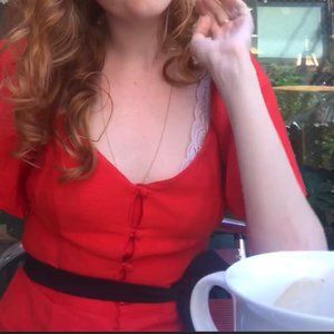 Pretty UO dress with buttons